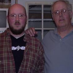 My father and me back when I was around 27 I believe.
