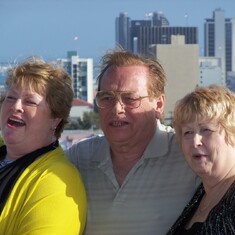 Dennis with his sisters Karen & Pat
