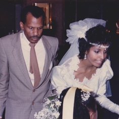 Dennis at his niece's wedding, 1986.