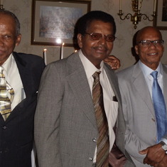 Dennis with his brothers, 2010.