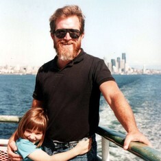Seattle 1992 with niece Rachel Blauman