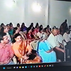Family and Friends at Babaji's 100th Birthday, Smarika Vimochan