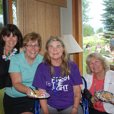 Dede's 64th Birthday Party with Gina, Robbi and Patty. Good friends forever !