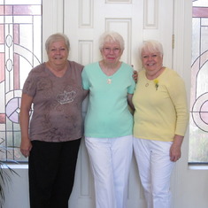 Diane, Kathy & Marilyn at one of our famous birthday celebrations