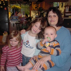 Diana with her grandkids, Sonora, Camryn and Thomas