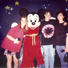 Diana, Monica and Michele at Disneyland