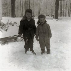 Cousin De with DeeDee 1956