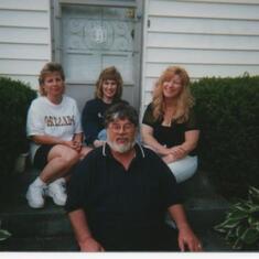 Diana, Patti and Me with John in the front 2000.jpg