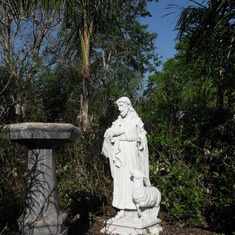 The Good Shepard Memorial garden. Dedicated by Susan Von Ins