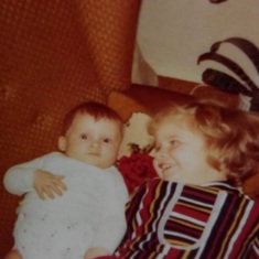 Jij en je zus.....december 1971 ❤️❤️
