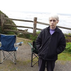 Diane on the Oregon coast, 2015