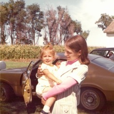 Diane with Caroline, her niece