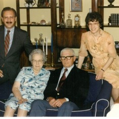 Diane, David, and Their Parents (Lou and Frank)