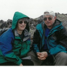 Diane and Harry Backpacking