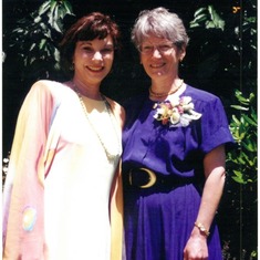 Diane and Sondra at Vicki's Wedding