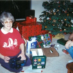 Diane at Christmas 2000