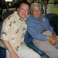 In a Japanese airport, on tour with the Billy Vaughn Orch 2005