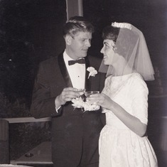 Dick and Carole's wedding day - November 20, 1962
