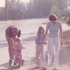 Dick, Carole, Nancy and Erica - 1974