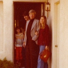 Dick with Randy, Cathy and Erica.