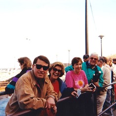 Dick and Carole with dear friends, Jack and Sheila Giacomini in Catalina.