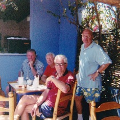 The Guys - John Junge, John Tanner, Dave Stubbs, Dick and Roland Baugh in Mexico.
