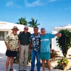 The Guys - John Junge, Dick, John Tanner, Dave Stubbs and Phil Colbourne (in spirit).