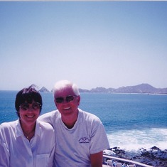 Dick and Carole in Mexico.