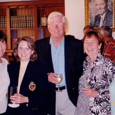 Carole, Joan Holmquist, Dick, Carol Doughty and Jane Warren celebrating her 60th.