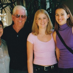 Carole and Dick with Jessica and Tracey.