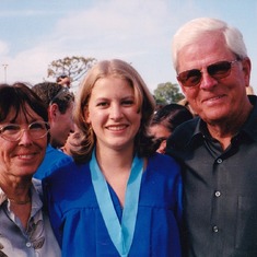 Carole and Dick with Jessica.