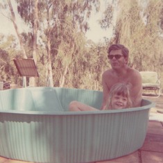 Dick and Nancy in Rancho Santa Fe - 1969