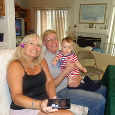 June 2013 - Dick and Sunny with their grandnephew