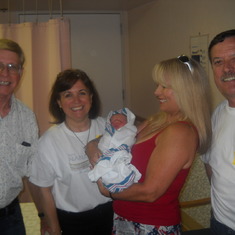 July 5, 2012 - Meeting his grandnephew
