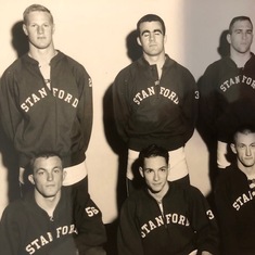 Stanford Wrestling team, ca. 1960-61. As I recall, Dick was the captain.