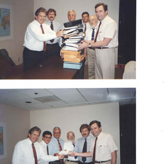 Old Times... 20 very nice days hosted by Crowley Maritime in Jacksonville, cleaning up IAFC Tariffs... Upper photo - Tariffs as they were upon arrival... and - photo below - as we left them after "cleaning them up" !!