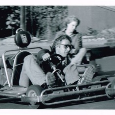 GoKarts, Vernon, NJ. This was in October, most likely 1977. We stopped here on the way to the USGP.