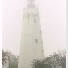 Sandy Hook Lighthouse, 1999. Dieter gave me a nice replica of the lighhouse, which I still have.