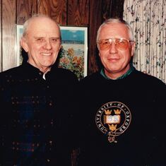 Two former Sea-Landers. Vince & Dieter, Bergen County, 1995. 