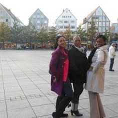 With family in Germany