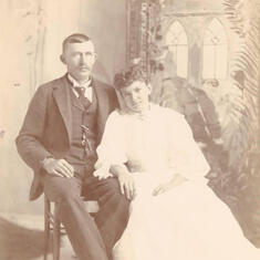 Grandparents Claus and Alwine Hansen Married Dec.22,1896