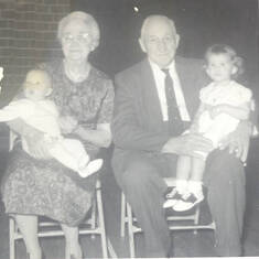 Grandpa an Grandma Tina with Pam an Dave