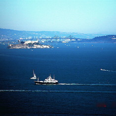 Dolores' view of S.F. Bay from her home