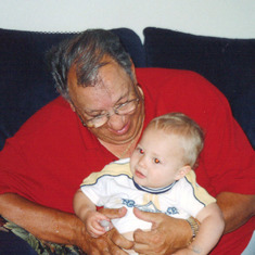Dom & Great-grandson Dylan