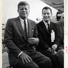 Don with president John F. Kennedy