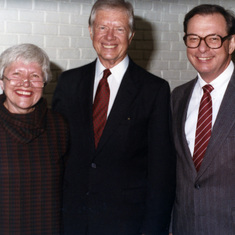 Don and Arvonne with president Jimmy Carter