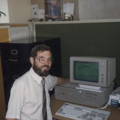 Don Steinweg, CPA at his desk in Contra Costa County, California