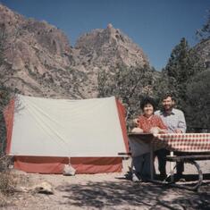 How we loved to camp!!!  Chisos Basin in Big Bend National Park, Texas   1986