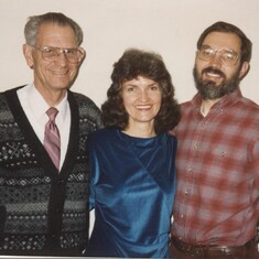 The three Steinweg Siblings - Philip, Ann, and Don.  November 1993
