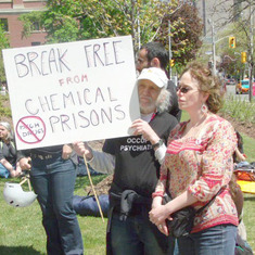 Dad and Lisa-Occupy Psychiatry protest-May 2012